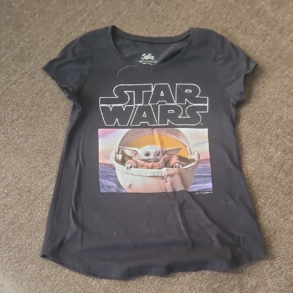 Justice Star Wars Black Kids T-Shirt